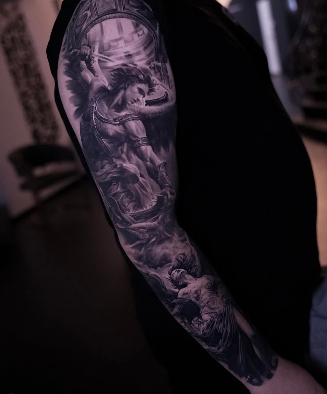 Erzengel Michael – Religious Sleeve