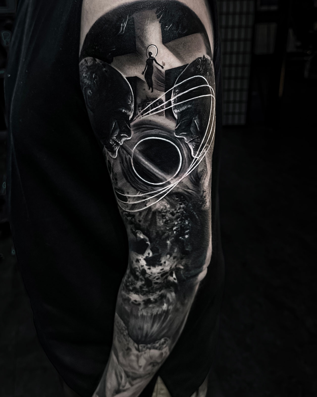 Abstraktes Universe Tattoo Sleeve